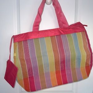 Rainbow beach bag